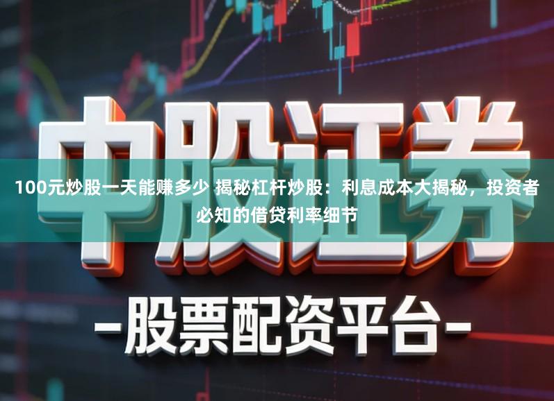 100元炒股一天能赚多少 揭秘杠杆炒股：利息成本大揭秘，投资者必知的借贷利率细节
