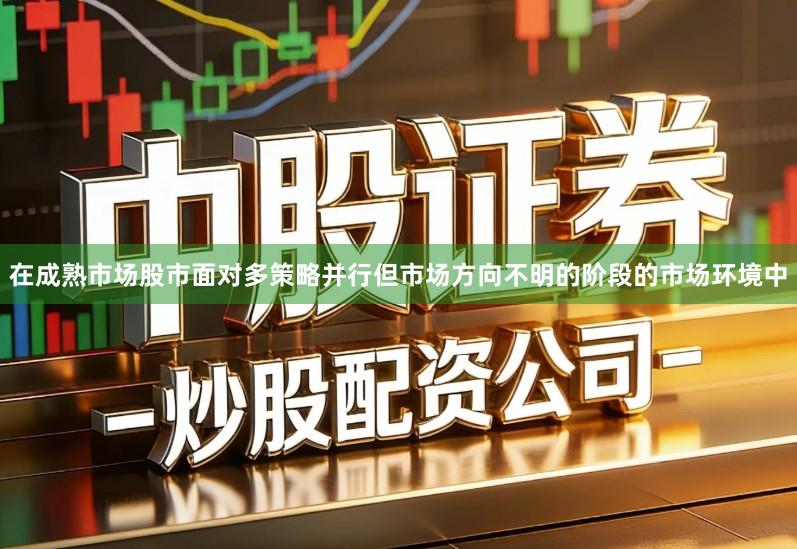 在成熟市场股市面对多策略并行但市场方向不明的阶段的市场环境中